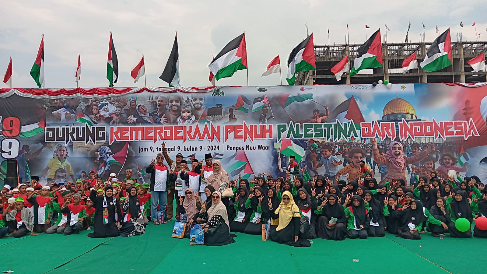 AFKN Gelar Upacara Dukung Kemerdekaan Palestina